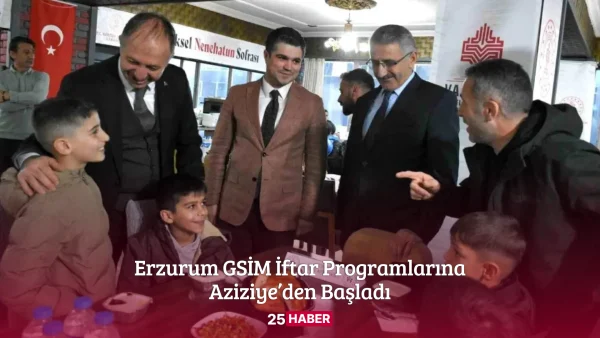 Spor Hizmetleri Müdürü Erdoğan Dönmez,Erzurum GSİM İftar Programlarına Aziziye’den Başladı