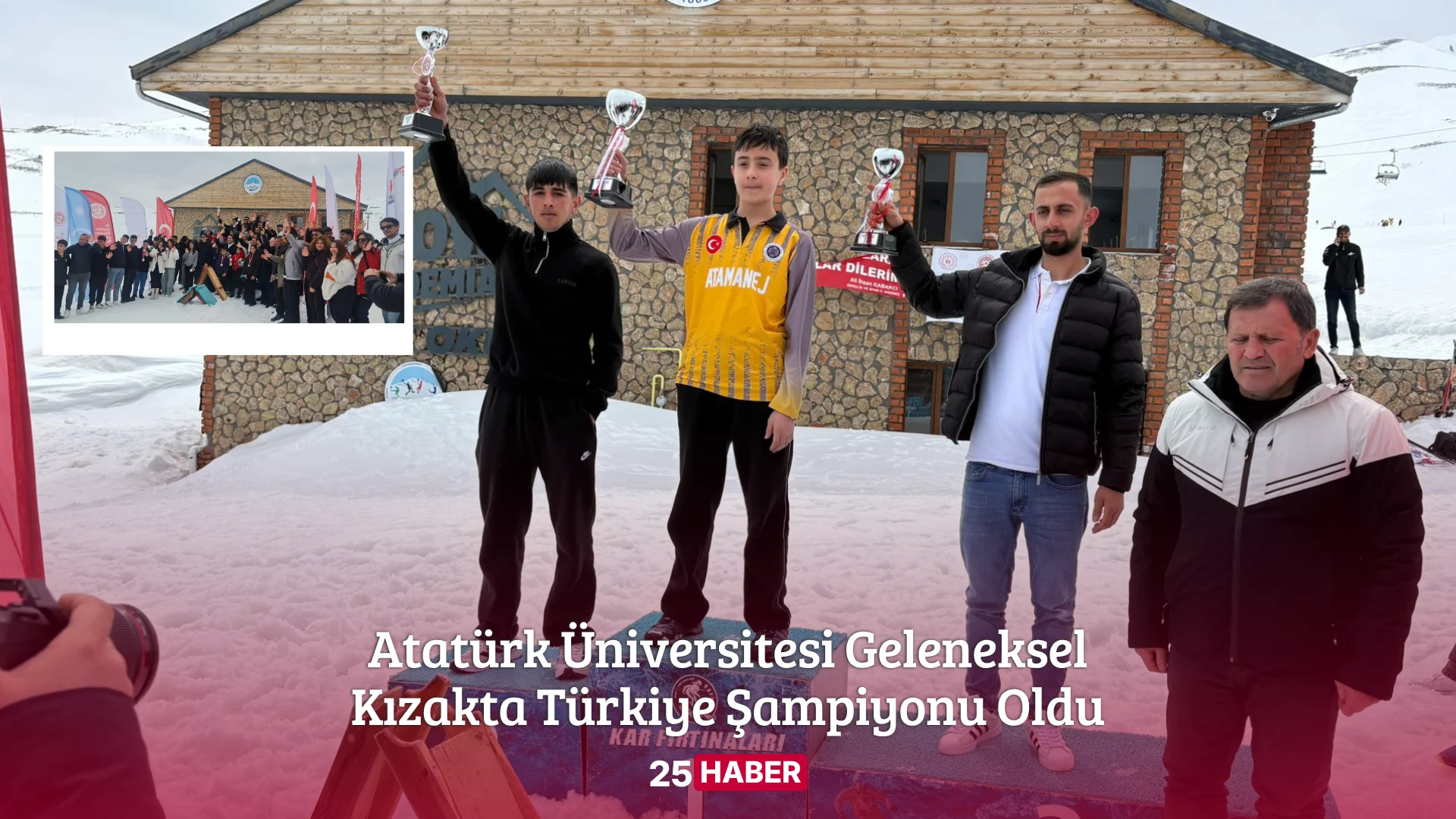atatürk üniversitesi geleneksel kızakta türkiye şampiyonu oldu - 25haber 25 haber erzurum haber erzurum haberleri