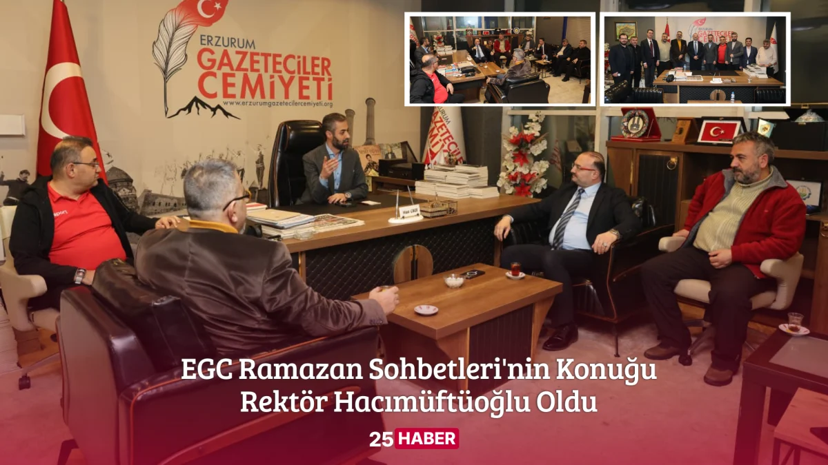 egc ramazan sohbetleri'nin konuğu rektör hacımüftüoğlu oldu