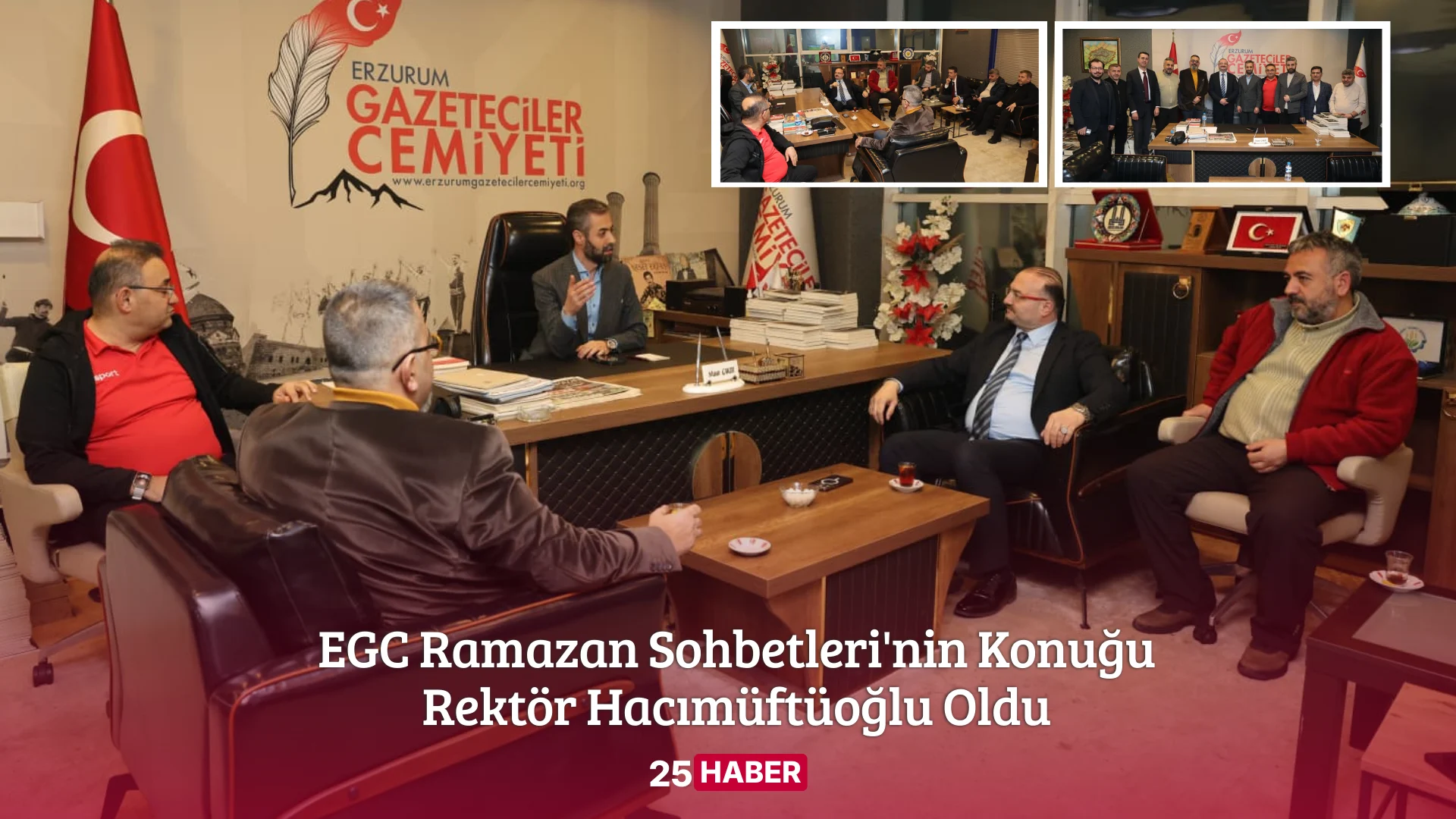 egc ramazan sohbetleri'nin konuğu rektör hacımüftüoğlu oldu