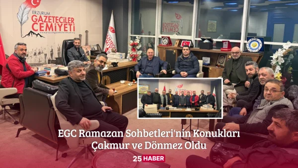 EGC Ramazan Sohbetleri'nin Konukları Çakmur ve Dönmez Oldu
