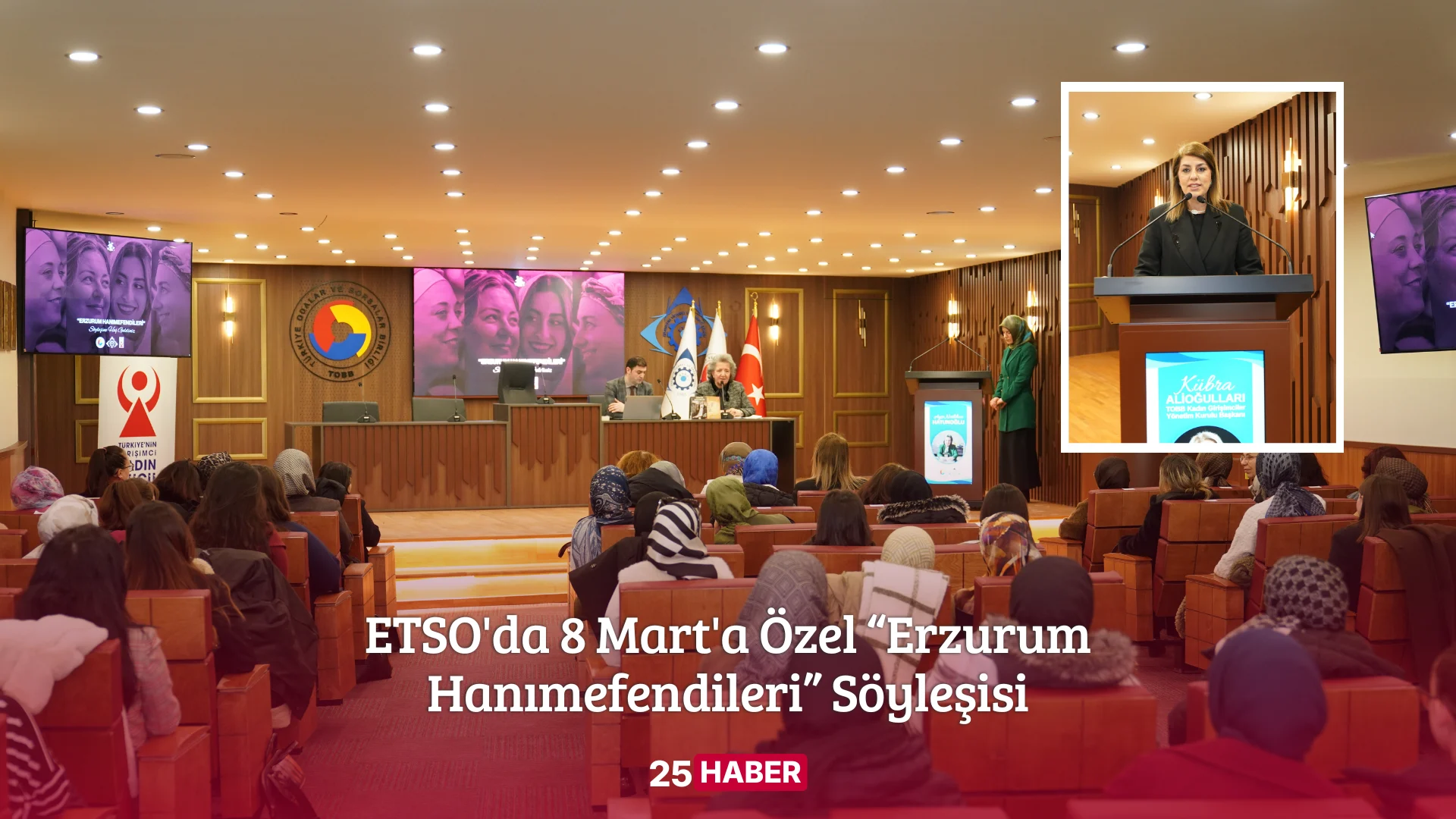 etso'da 8 mart'a özel “erzurum hanımefendileri” söyleşisi