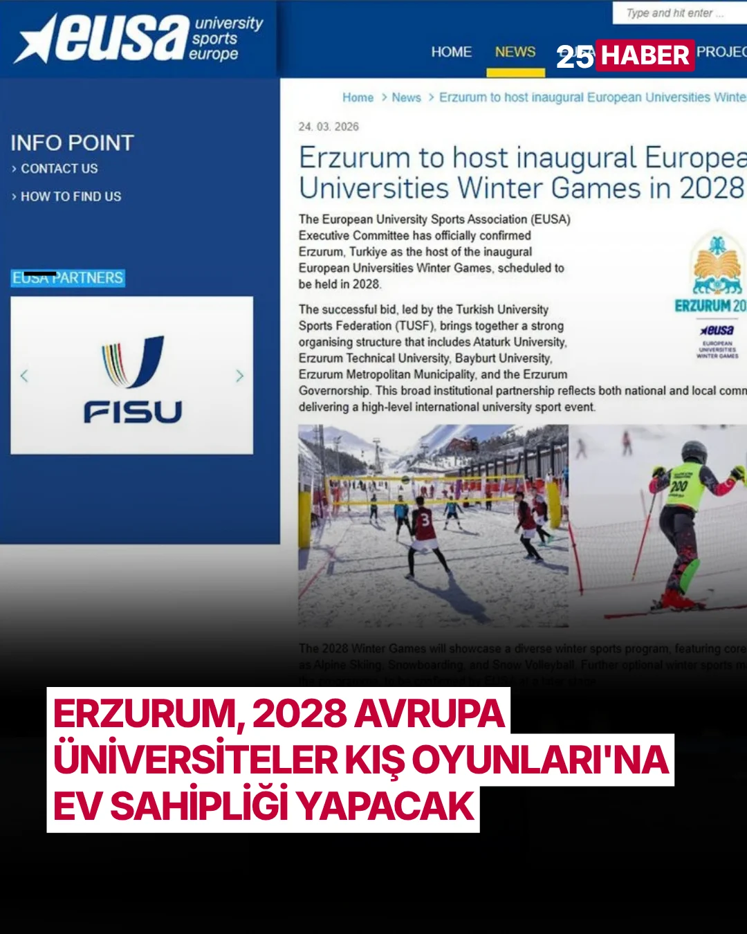 erzurum 2028 avrupa universiteler kis oyunlarina ev sahipligi yapacak 1