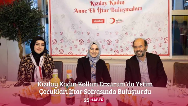 Kızılay Kadın Kolları Erzurum'da Yetim Çocukları İftar Sofrasında Buluşturdu - Erzurum Haber Erzurum Son Dakika Erzurum Haberleri