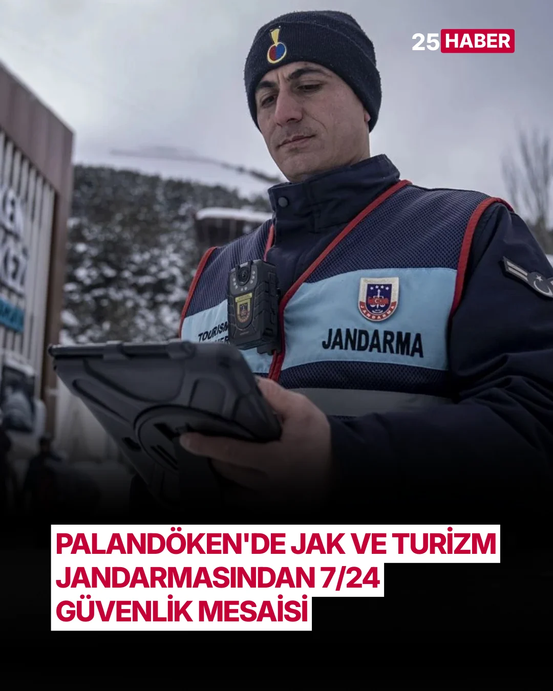 palandokende jak ve turizm jandarmasindan 724 guvenlik mesaisi 1